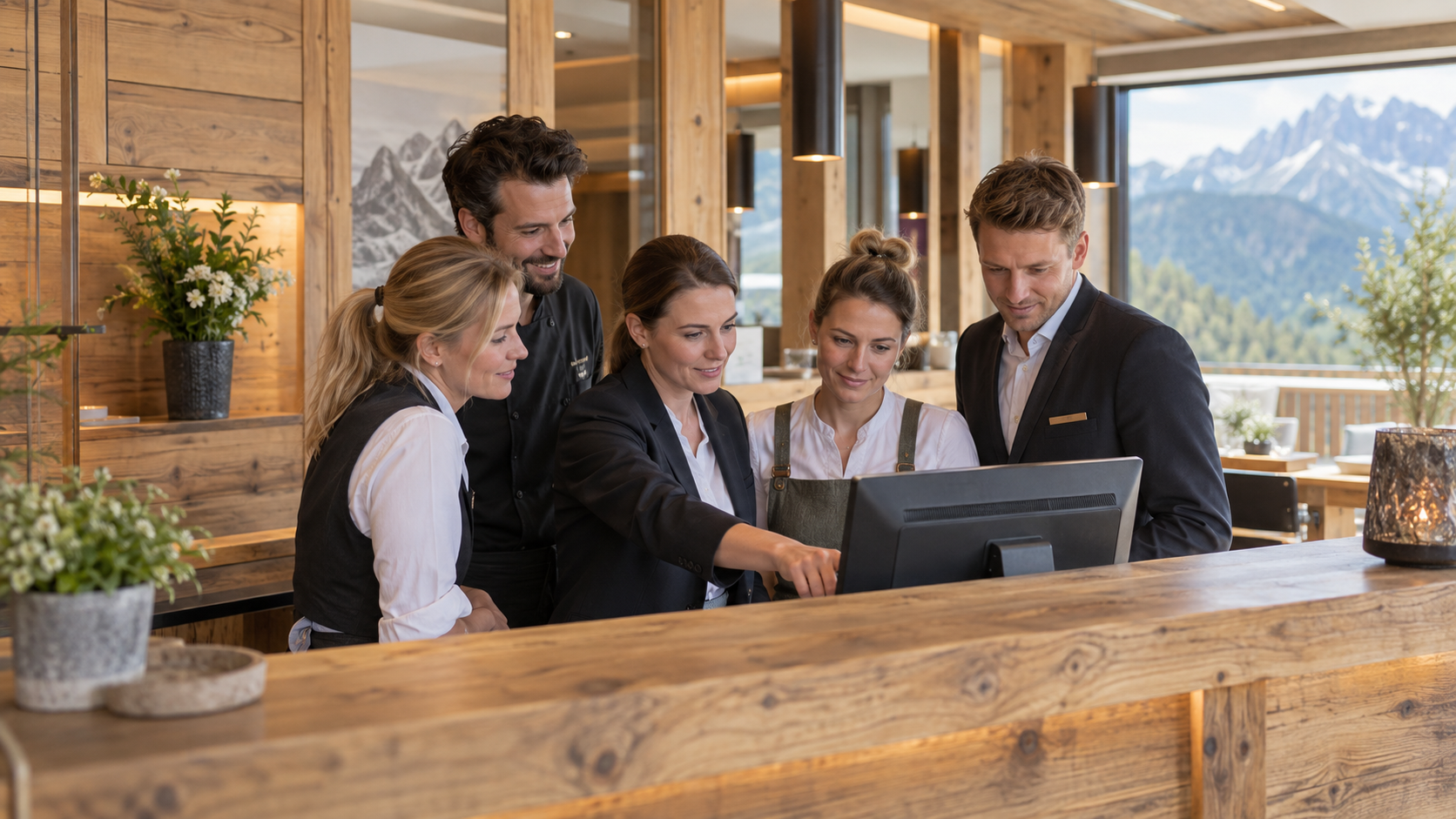 Ihr Team in der Morgenbesprechung